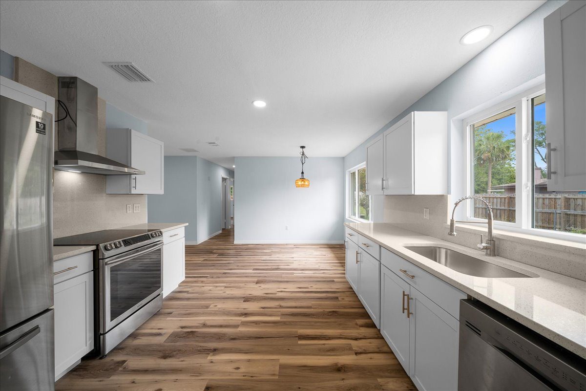 Renovated kitchen