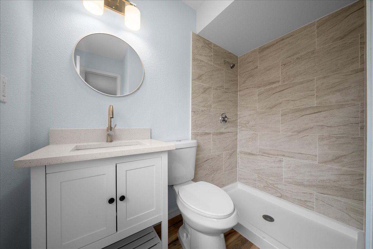 Renovated bathroom